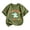 AB246 Army Green, variant on Bainana Short Sleeve T Shirts For Boys Number Two Print Loose Tops Big Kids Summer Tees