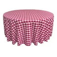 thumbnail image 4 of Cotton Gingham Checkered Round Tablecloth for Wedding/Bridal Shower, Birthdays, Special Events, 4 of 11