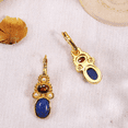thumbnail image 2 of JennyShop Vintage Drop Earrings Inlaid Synthetic Gems Statement Earrings Design Ear Jewelry For Women, 2 of 6