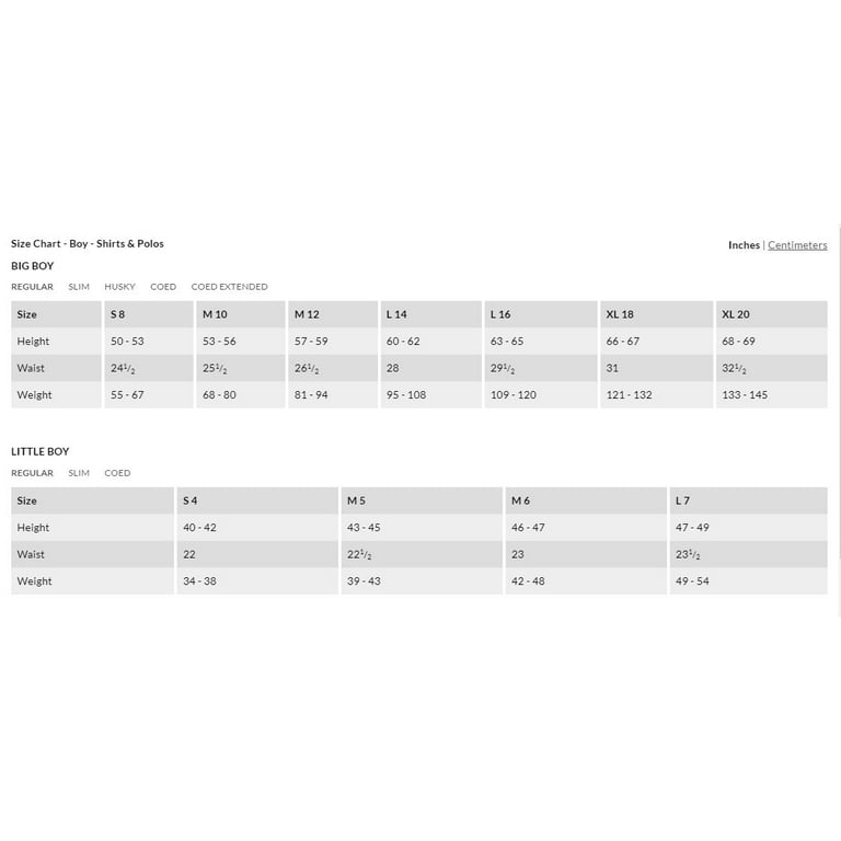 Lands End Size Chart americanlycetuffschool.edu.pk