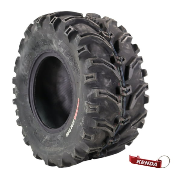 Kenda Bear Claw 24x11-10 Rear Off-Road Tire for All-Terrain (ATV), Utility Task (UTV), & Side-by Side (SXS) Vehicles 24/11-10 w/ Keychain