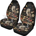 thumbnail image 5 of Uorisanigo Owl Flower Car Seat Covers Waterproof Front Seat Covers Automobile Front Seat Covers Easy to Install Car Interior Automotive Universal Fit Most Cars, 5 of 7