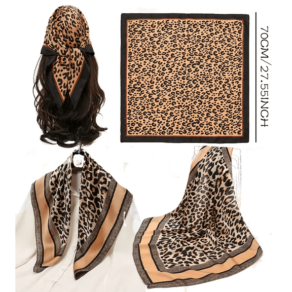 Yoyauz Silk Scarves Women's Neck Scarves With Satin Scarves For Headbands, Fashion Money Scarves, Handbags, Accessories, Accessories(27.55Inch）