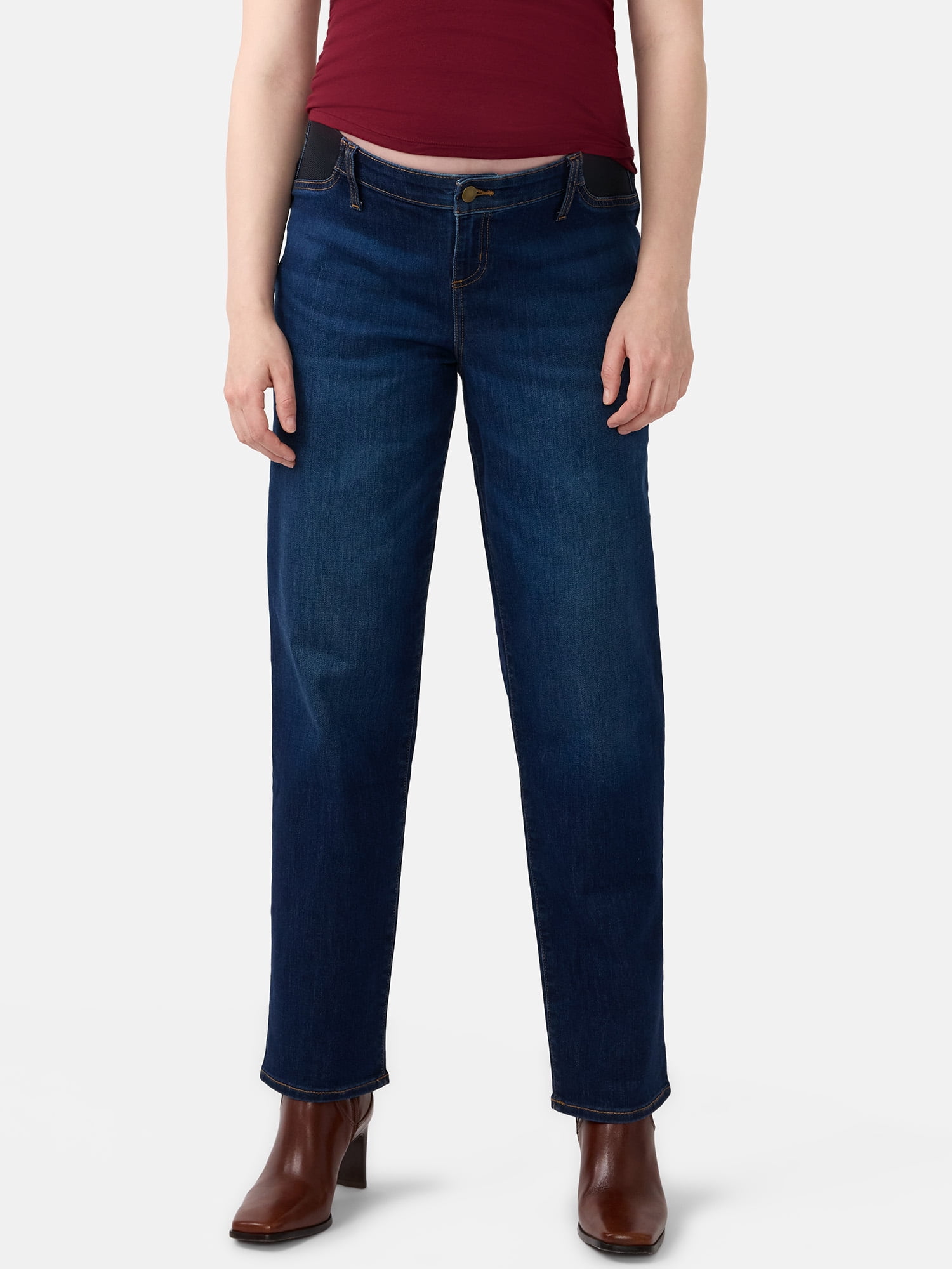 Ingrid & Isabel For Every Belly Women's Maternity Under The Belly Denim Jeans, Sizes S-XXL
