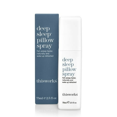 - ThisWorks Deep Sleep Pillow Spray, 75ml - Natural Sleep Aid with Essential Oils of Lavender, Vetivert and Camomile