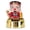 Multicolor Gold and Red West Style, variant on Solar Powered West CAI Shen Figurine Nodding Lucky Wealth God 4.33 Inches / 11 cm Fortune Car Dashboard Decoration Statue Home Office Feng Shui Prosperity Ornament