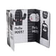 thumbnail image 3 of Toystoory Utensilios de cocina Pantalla de salpicaduras de aceite Placa de papel de aluminio plegable Estufa de Deflector a prueba de Suministros de limpieza para el hogar blanco negro, 3 of 6
