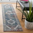 thumbnail image 2 of SAFAVIEH Aria Quinton Oriental Runner Rug, Ivory/Blue, 2' x 8', 2 of 8
