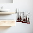 thumbnail image 6 of Merry Christma Hand Towels Set of 2 Xmas Trees Snowflake Decorative Towel Winter Red Buffalo Plaid Thin Bath Kitchen Tea Dish Holiday Washcloths for Bathroom Spa Gym, 6 of 8