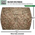 thumbnail image 3 of USGI Industries Military Style Poncho | Lightweight Tactical Multi Use Rip Stop Camouflage Rain Poncho | Perfect for Hiking, Hunting, Emergency Tent, Survival (OCP), 3 of 5