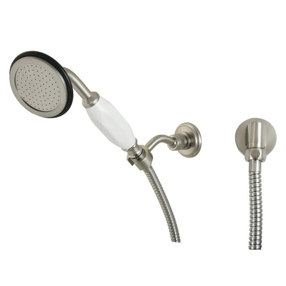 Kingston Brass KX10208BE Vintage Hand Shower Kit, Brushed Nickel