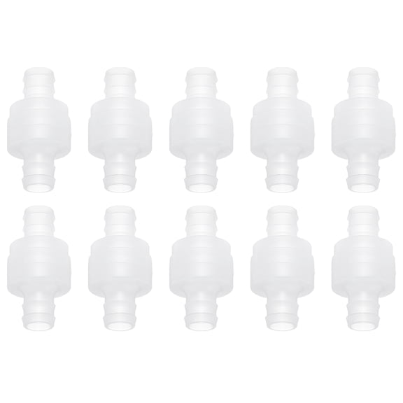 REGALWOVEN 10Pcs Non Return Check Valves, 5/8" Dia One Way Inline Hose Connector for Water Air Gas