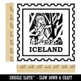 thumbnail image 2 of Iceland Travel Nordic Elf Mythology Square Rubber Stamp Stamping Scrapbooking Crafting - Medium 1.75in, 2 of 7