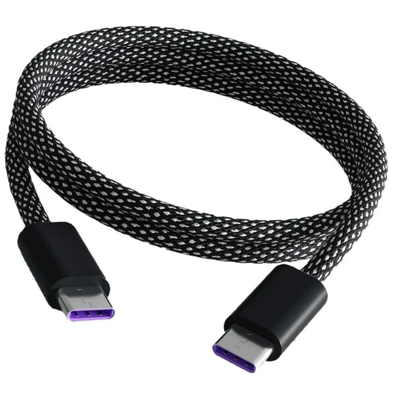 Nylons Braideds Charging Cable Magnetic USB C to USB C Cable for USB C Devices