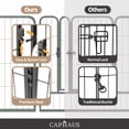 thumbnail image 3 of CAPHAUS 24/32/40 Inch Height Bold Metal Foldable Heavy-Duty Pet Playpen with Door, Available in 8/16/24/32 Panels, Indoor/Outdoor Portable Kennel, Dog/Animals Exercise Fence Cage for Yard, RV, Camping, 3 of 9