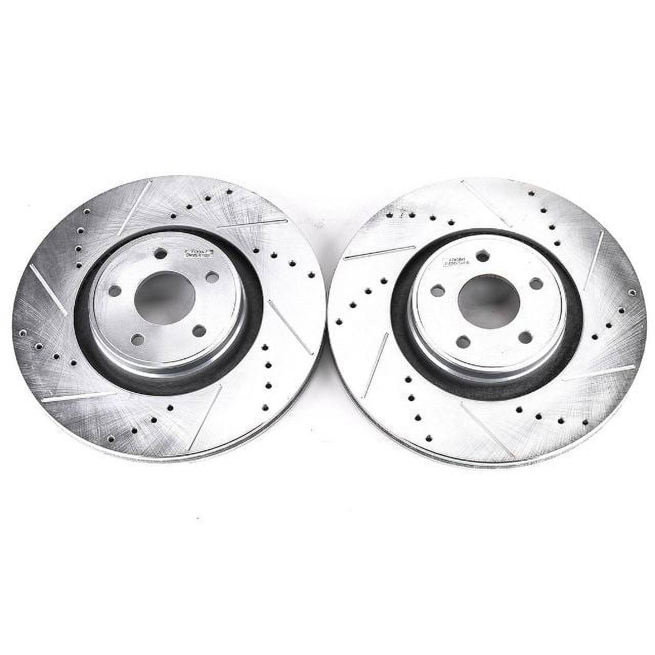 Power Stop AR85176XPR Evolution Drilled & Slotted Rotors -Front Fits 2014 Ford Focus