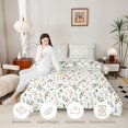 thumbnail image 3 of Manfei Rustic Wildflower Twin Comforter Sets 2pcs,Cottagecore Blossom Bedding Set,1 Comforter and 1 Pillowcase,Reversible, 3 of 6