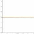 thumbnail image 4 of 14k Yellow Gold .8mm Spiga Wheat Chain Anklet Ankle Bracelet, 4 of 8