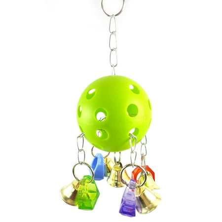 AkoaDa Egg Bell Ball Hanging Toy For S/M/L Birds Parrots Cage Toy Cage Hot Sales
