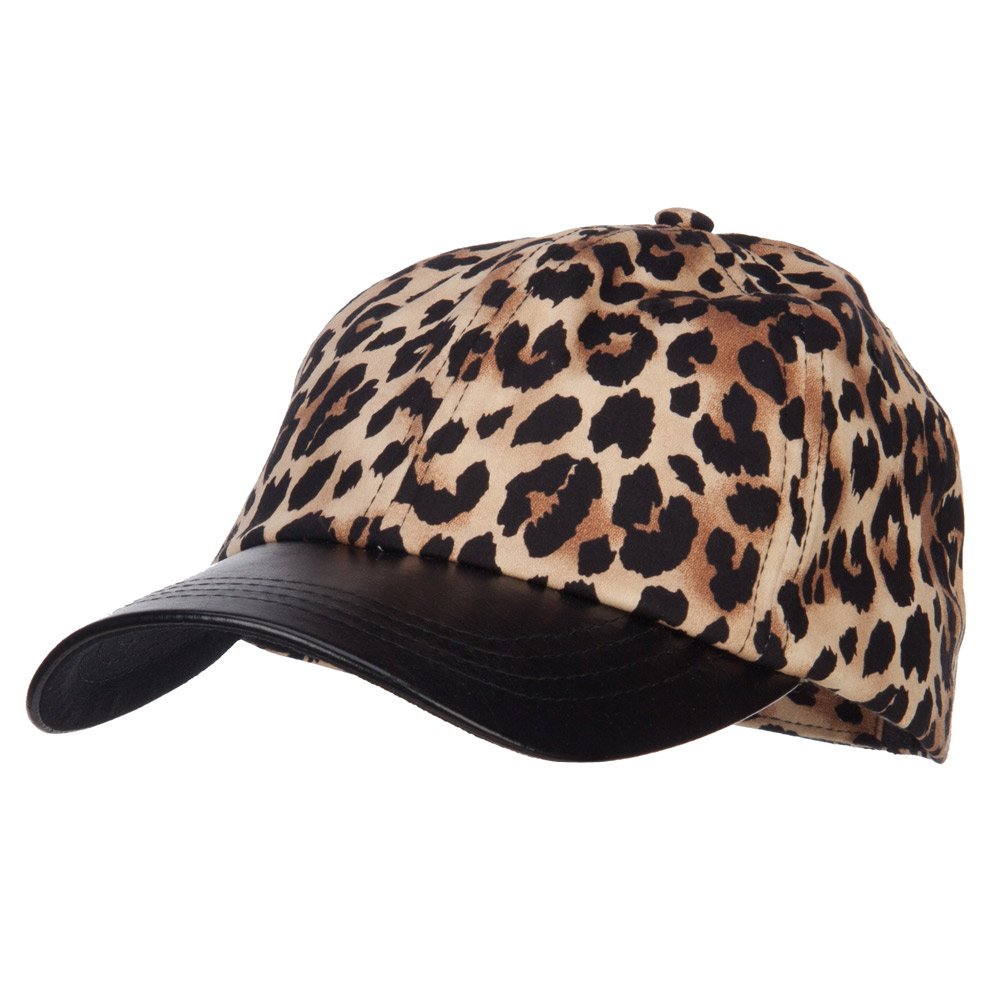 leopard print caps