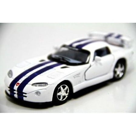 5" Kinsmart Dodge Viper GTS-R Diecast Model Toy Car 1:36 White