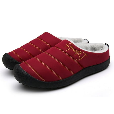 

Gubotare Cute Slippers Women s Fireside Cairns Shearling Easy on/Off Slide Sandal Slipper D 8