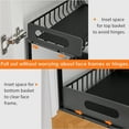 thumbnail image 6 of Under Sink Organizer, 2 Tier Slide Out Under Kitchen Sink Organizer and Storage, LASHOW’ Height Adjustable Pull Out Kitchen Bathroom Metal Sink Storage Shelves., 6 of 6
