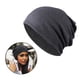 thumbnail image 4 of 2pcs Gorro de Elástic Hombres Y Mujeres, Color Negro + gris Sunnimix Gorra unisex Beanie Slouchy, 4 of 5