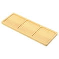 thumbnail image 1 of Uxcell 8x3" Plato de Goteo de Bambú Rectangular para Macetas, Bandeja para Flores para Interiores, 1 of 1