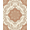 Terracotta Cream Brown, Pattern 1, variant on ODIKA Vintage Faded Contrasting Tone Rectangular Crisp Details for Master Suite, California King, Under Bed, Foldable Easy Care