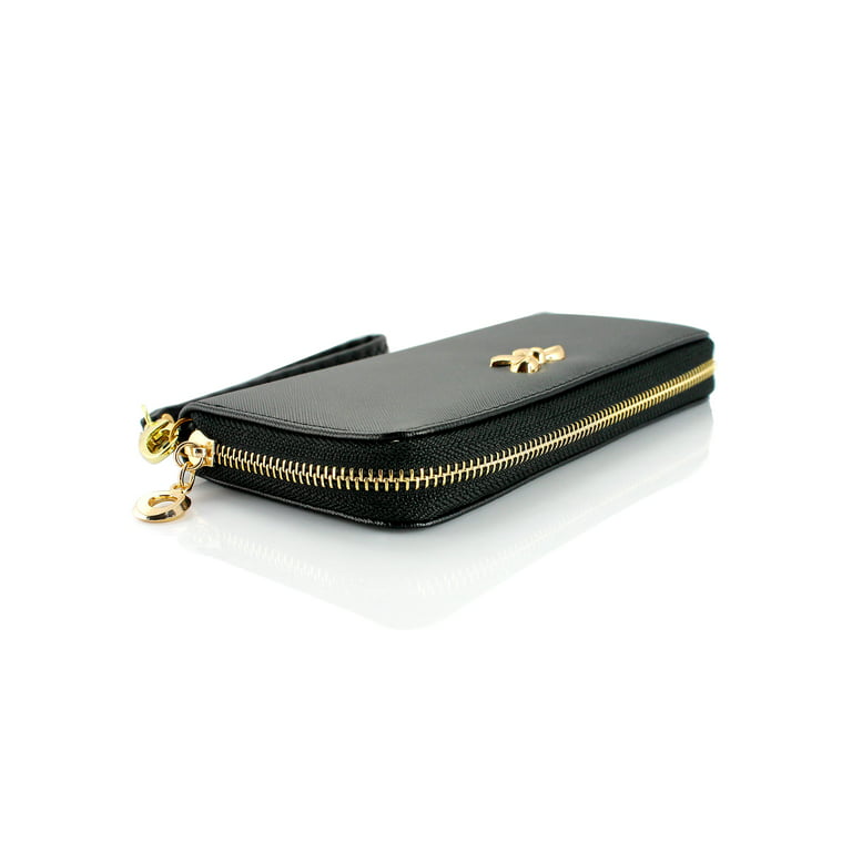 Wallets & purses Off-White - Medium leather zip-around wallet