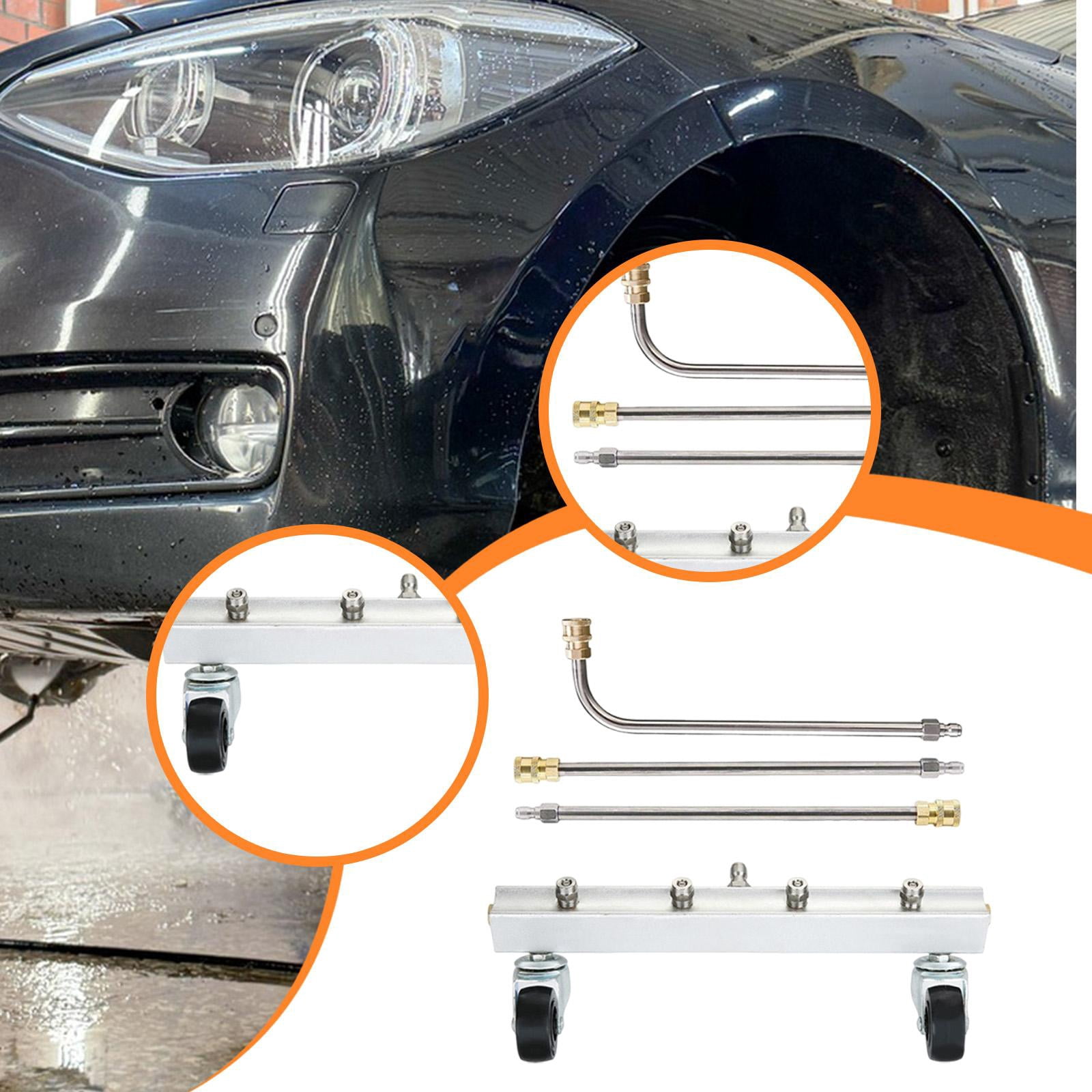 Fzaqwen Pressure Washer Undercarriage Cleaner Set Undercarriage Sprayer Under Car Washer