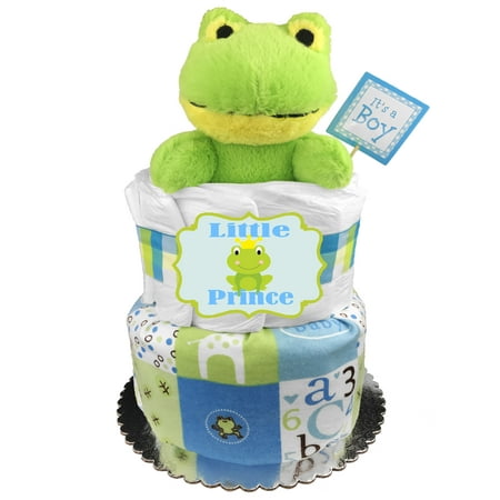 Frog Diaper Cake For A Boy Baby Shower Gift Baby Shower Table Frog Diaper Cake For A Boy Baby Shower Gift Baby Shower Table