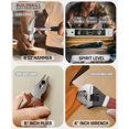 thumbnail image 5 of 61 Pcs 650w Copper Armature Professional Impact Drill Machine Tool Kit | 13mm Keyless Chuck | 3000 Rpm Variable Speed With Forward & Reverse Function Drill Machine For Wall Drilling Tool, 5 of 5
