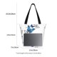 thumbnail image 3 of Disketp Blue Flying Butterflies for Women’s Casual Shoulder Tote Bag Cross-body Handbags for Shopping, Travel and Daily Use, 3 of 6