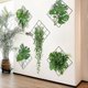 thumbnail image 2 of 3D Green Plant Wall Sticker, Flower Mural Stickers, Green Plant Mural Sticker, Green Hanger Vine Sticker Mural Sticker, 2 of 5