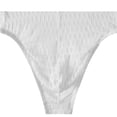 thumbnail image 3 of oelaio Mens Briefs Soft Breathable Bikinis G-String Underwear T-Back Underpanties Low Rise Comfort Sport Underwear White M, 3 of 4