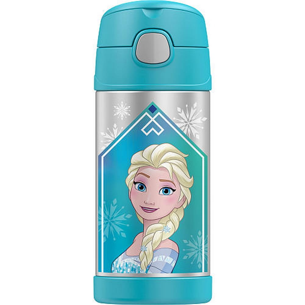 frozen thermos water bottle
