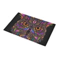 thumbnail image 3 of MKHERT Colored Owl Doormat Non-slip Bath Mat Floor Mat 30x18 inch, 3 of 3