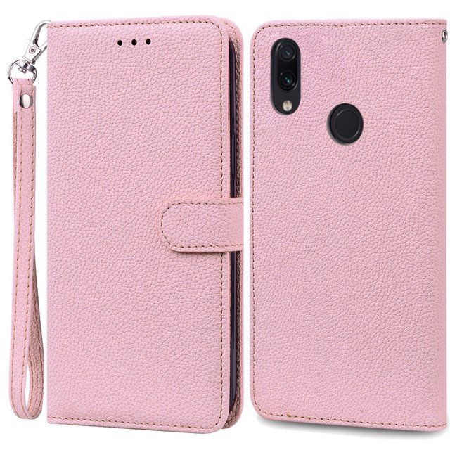 Funda de cuero con tapa para Xiaomi Redmi Note 7 Pro carcasa protectora