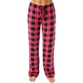 thumbnail image 3 of Pajama Pants Women Soft Casual Lounge Pajama Bottoms Comfy Stretch Sleep Pants Wide Leg Pj Bottoms with Pockets Hot Pink XL, 3 of 6