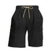 thumbnail image 5 of pstuiky Hombres bajos, Pantalones cortos versátiles de color sólido con múltiples bolsillos y cintura elástica con cordón para hombre Pantalones cortos de golf, 5 of 6