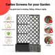thumbnail image 3 of Yeshouse Mampara metálica exterior con celosía y jardinera – Huerto elevado de 3 paneles con ruedas y drenaje, separador de patio para plantas trepadoras y hortalizas, 3 of 8
