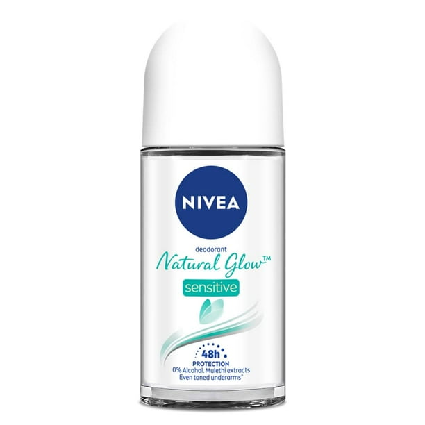 NIVEA Women Deodorant Roll On Whitening Sensitive for 48h Protection 50 ml