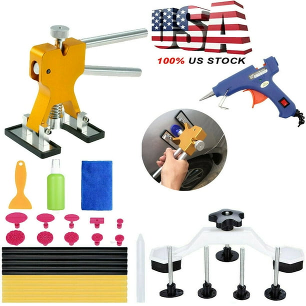 Paintless Hail Repair Dent Puller Glue Gun Tool Set Auto Body Dent