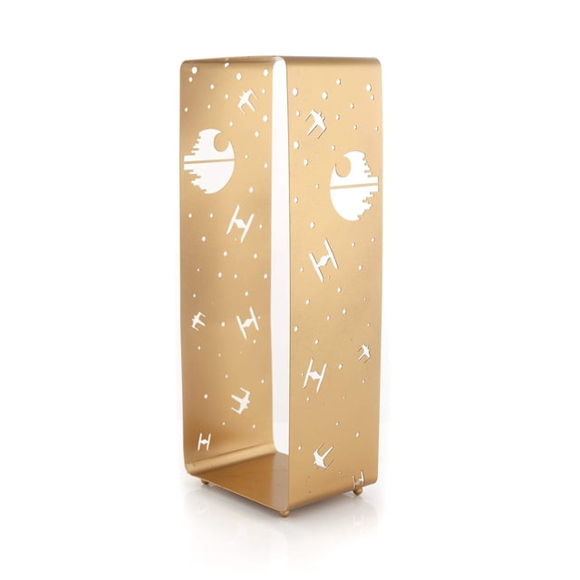 Farol con estampado dorado de la Batalla de la Estrella de la Muerte de Star Wars