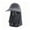 Grey, variant on Women's Summer Sun Hat UV Protection Face Shield Mask for Cycling Riding Outdoor Adjustable Breathable Lightweight Khaki