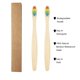 thumbnail image 4 of Juego familiar de cepillos de dientes SEVENHEAD Bamboo para adultos y niños, 6+4 unidades, 4 of 8
