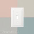 thumbnail image 4 of Franklin Brass Classic Beaded Triple Decorator Wall Plate in Pure White, 4 of 10