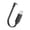 Bend up and down, variant on USB C Printer Cable to USB B, Flat Silicone 1M Cord for Office Connection Use